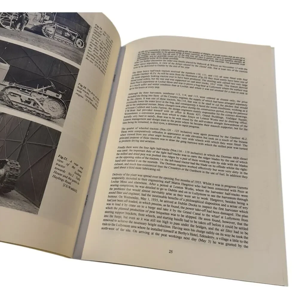 Garrett Diesel Tractors R A Whitehead Vintage‎ Tractor History Book 1994 Signed